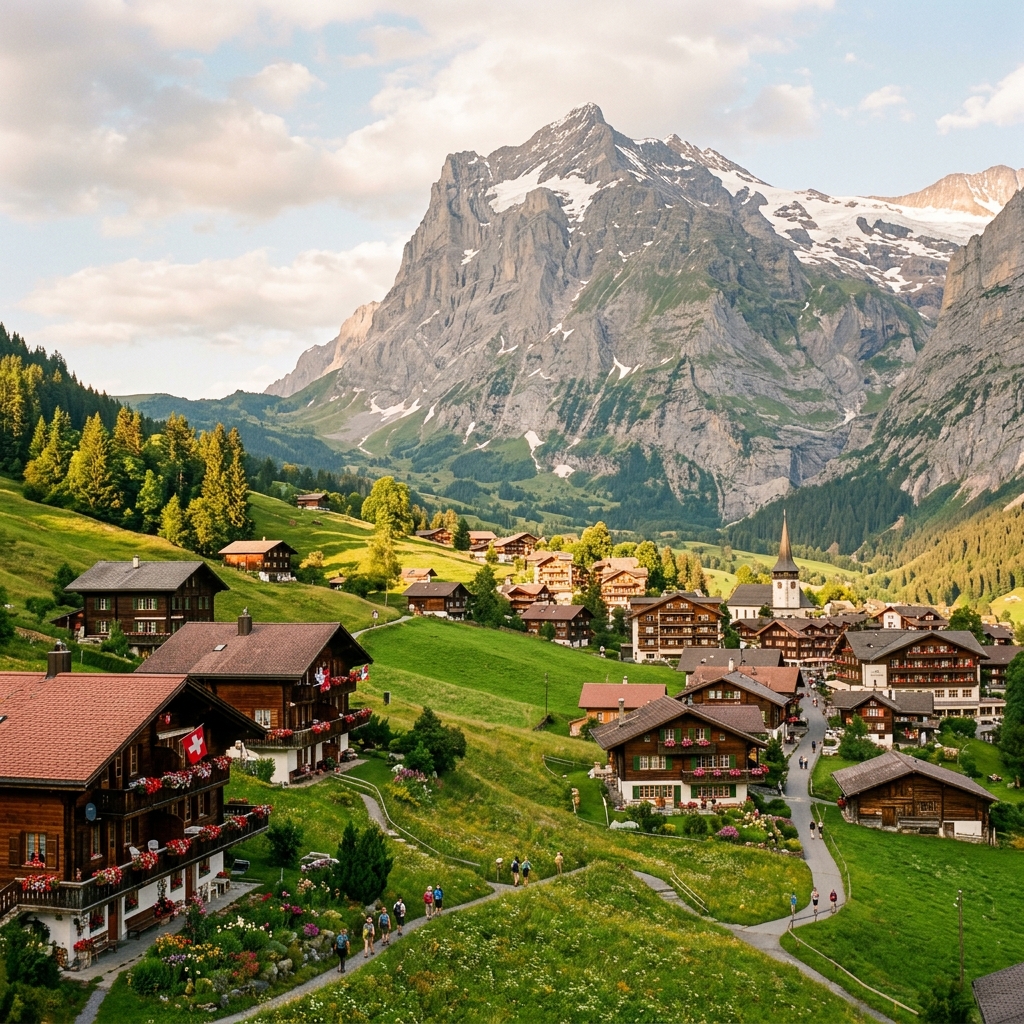 Grindelwald alpine village