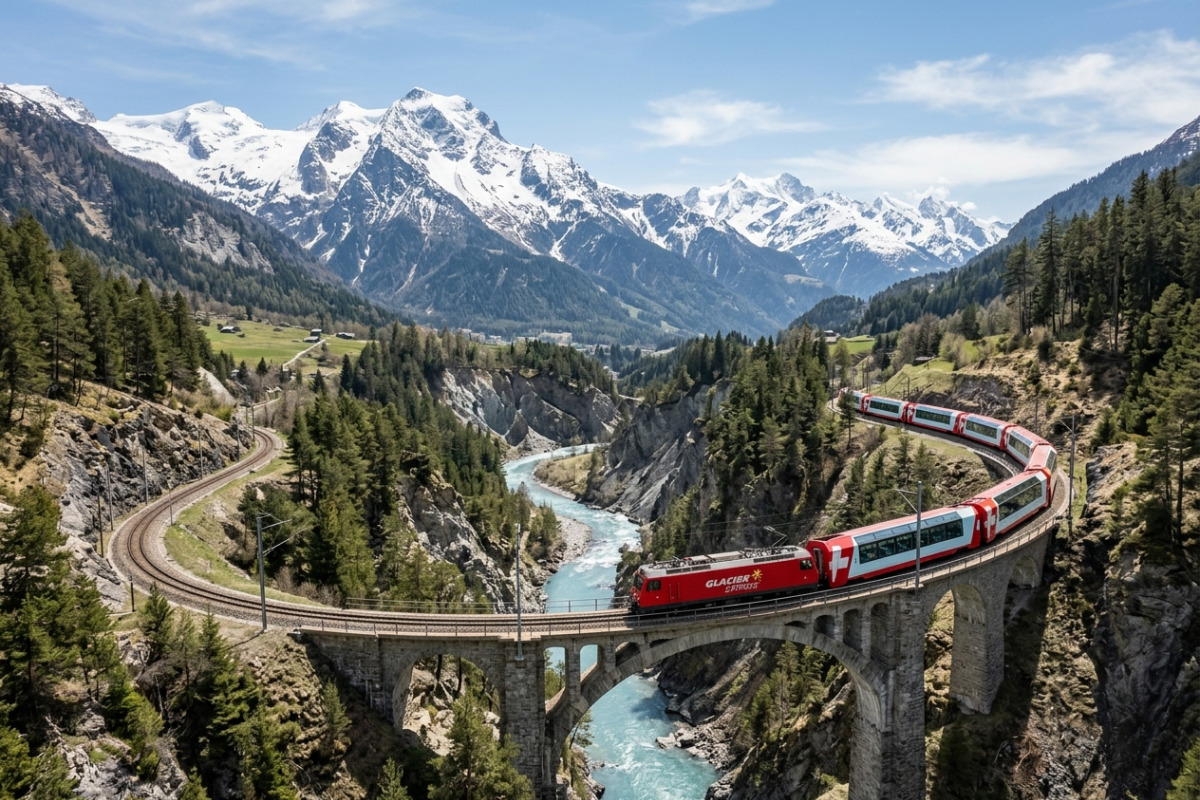 Captivating Scenic Train Journeys Through the Swiss Alps
