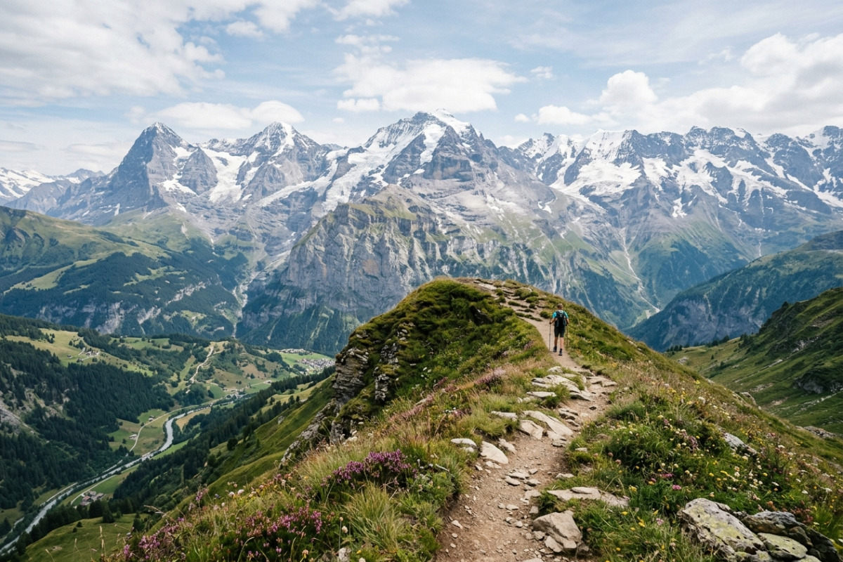 The Majestic Beauty of Hiking in the Swiss Alps